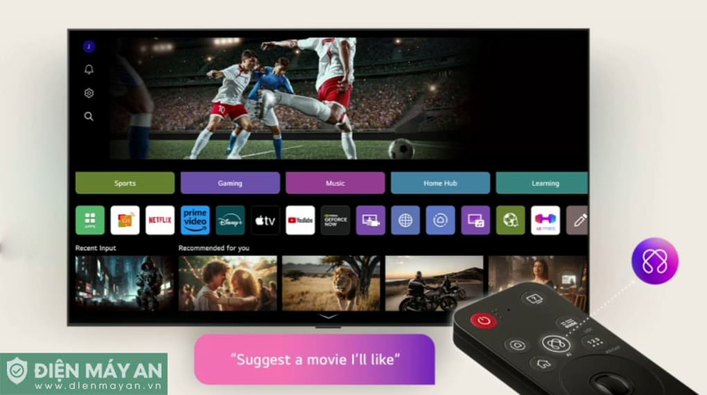 Smart Tivi NanoCell LG AI 4K 75 inch 75NANO80ASA